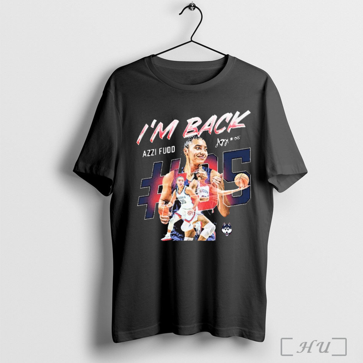 Officials Im Back Azzi Fudd Uconn Huskies Basketball Ncaa Signature T Shirt