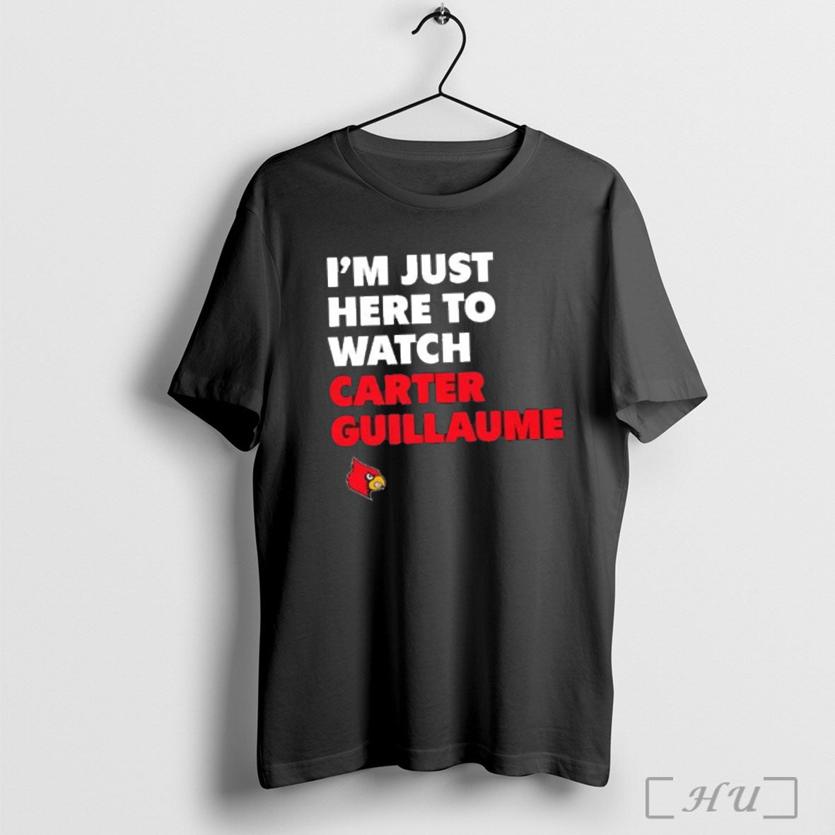 Officials Im Just Here To Watch Carter Guillaume Louisville Cardinals T Shirt