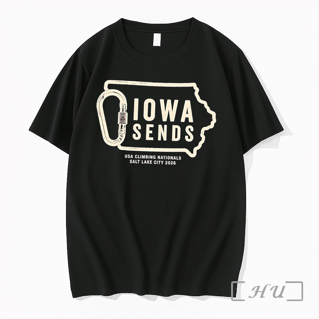 Officials Iowa Sends Usa Climbing Nationals Salt Lake City 2026 Tee Premium T Shirts Sweater
