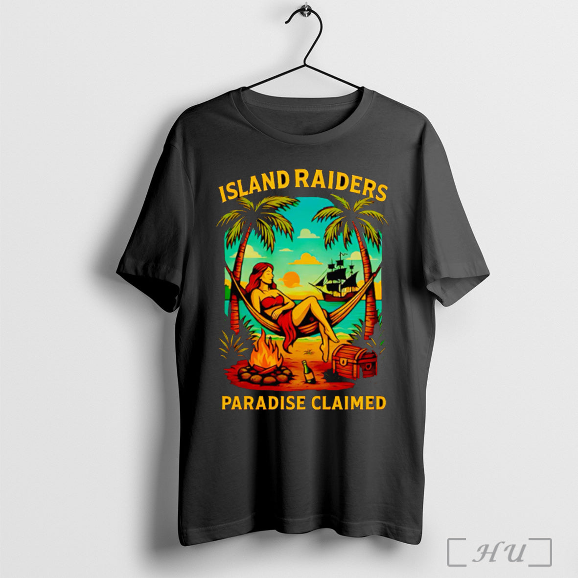 Officials Island Raiders Paradise Claimed T Shirt