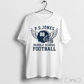 Officials Jack Oneal Tribute Wear P S Jones Middle School Football T Shirt