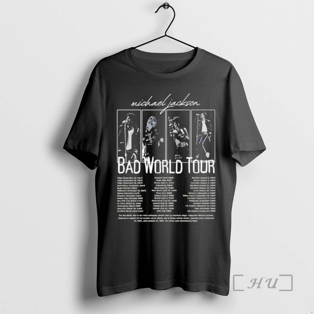 Officials Jackson Bad World Tour 2026 Graphic