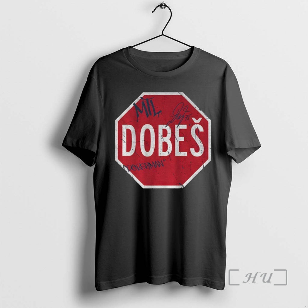 Officials Jakub Dobes Montreal Canadiens Hockey Nhl Stop Sign Signature