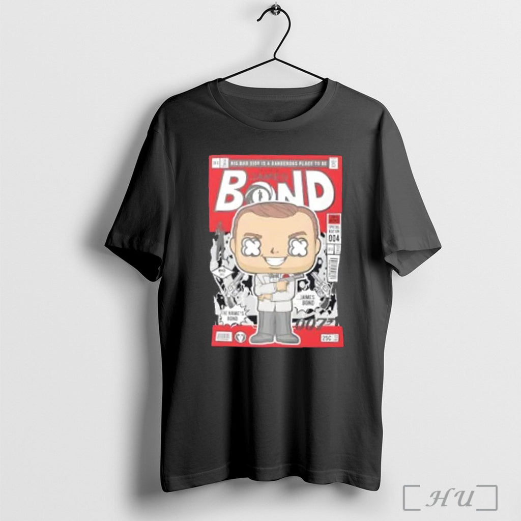 Officials James Bond Funko Comic T Shirt