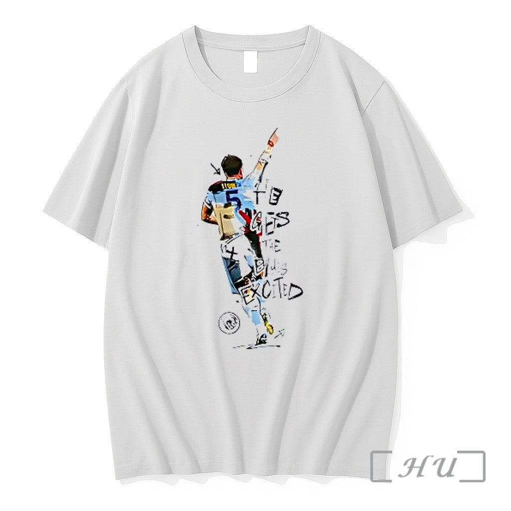Officials John Stones Manchester City Celebration He Gets The Blues Excited Premium T Shirts Sweater