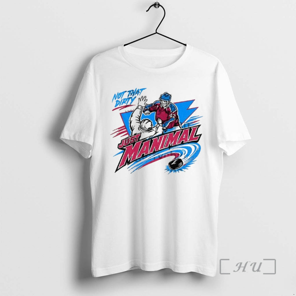 Officials Josh Manson Colorado Avalanche Hockey Just Manimal Not That Dirty Premium T Shirts Sweater