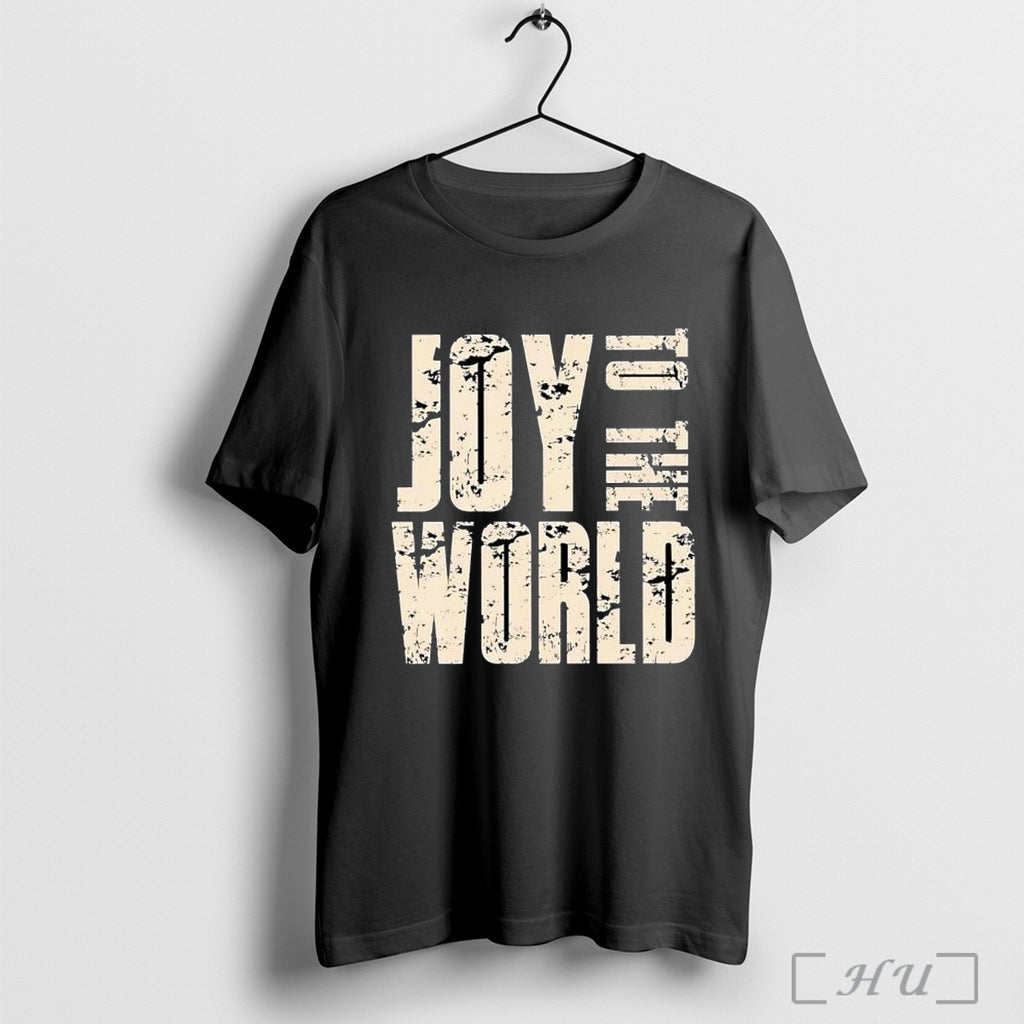 Officials Joy To The World Text T Shirt