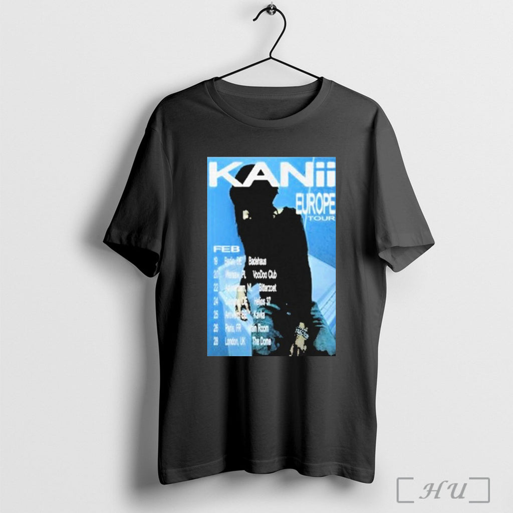 Officials Kanii Europe Tour Feb 2026 T Shirt