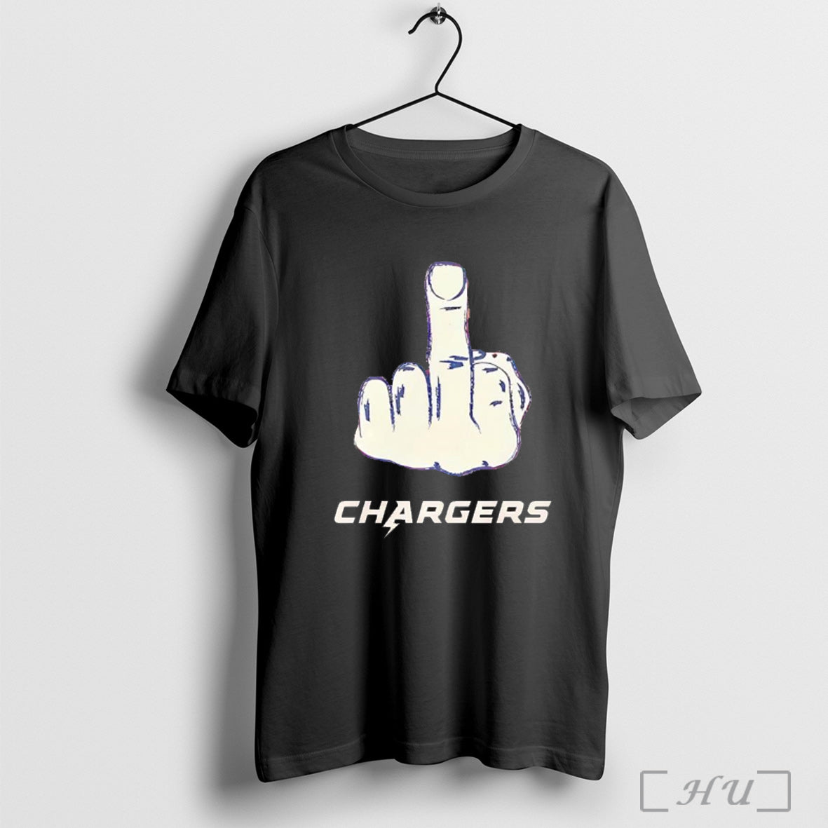 Officials Kansas City Chiefs Middle Finger Los Angeles Chargers 2025 T Shirt