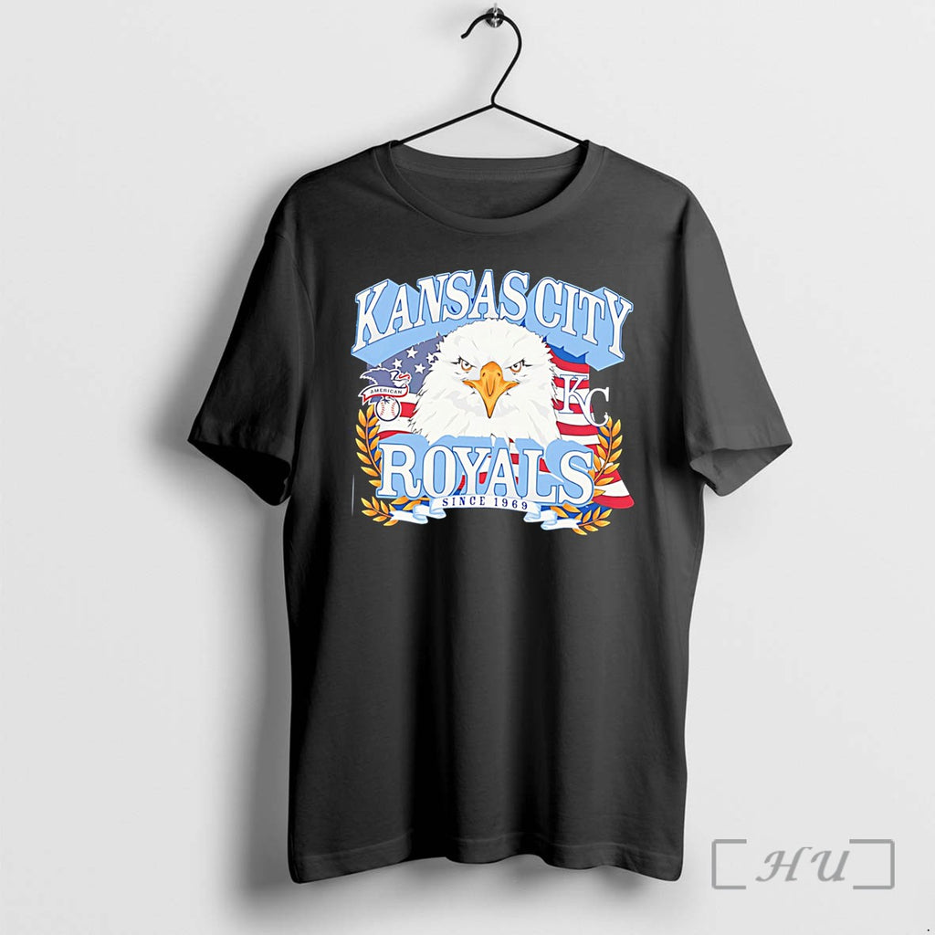 Officials Kansas City Royals Americana Eagle Celebrating Americas 250th Tee