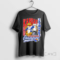 Officials Kansas Jayhawks Baseball Big 12 Regular Season Champions Mascot Trophy Premium T Shirts Sweater
