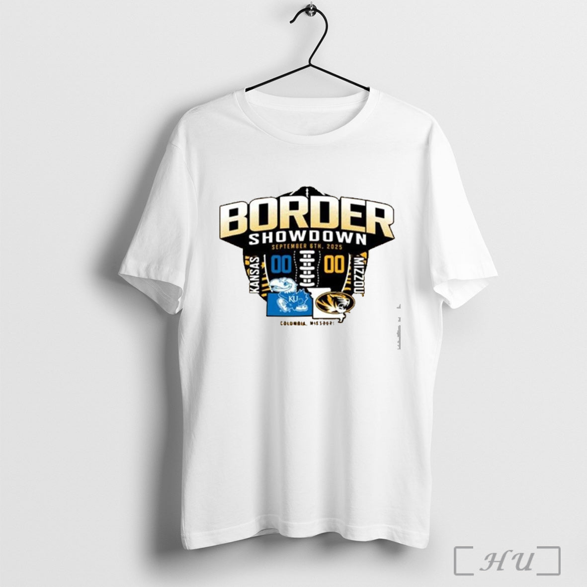 Officials Kansas Vs Mizzou Border Showdown September 6th 2025 Columbia Missouri T Shirt