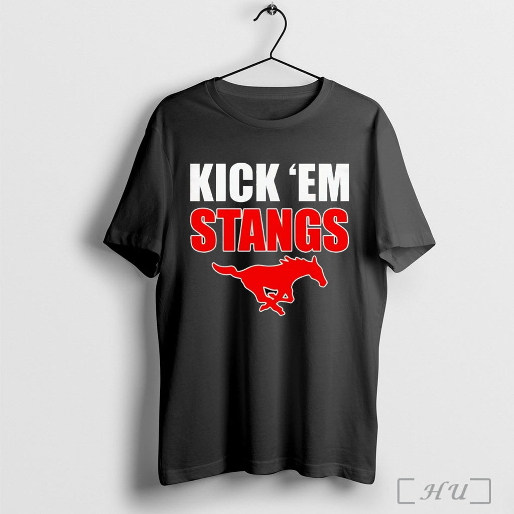 Officials Kick Em Stangs Smu T Shirt