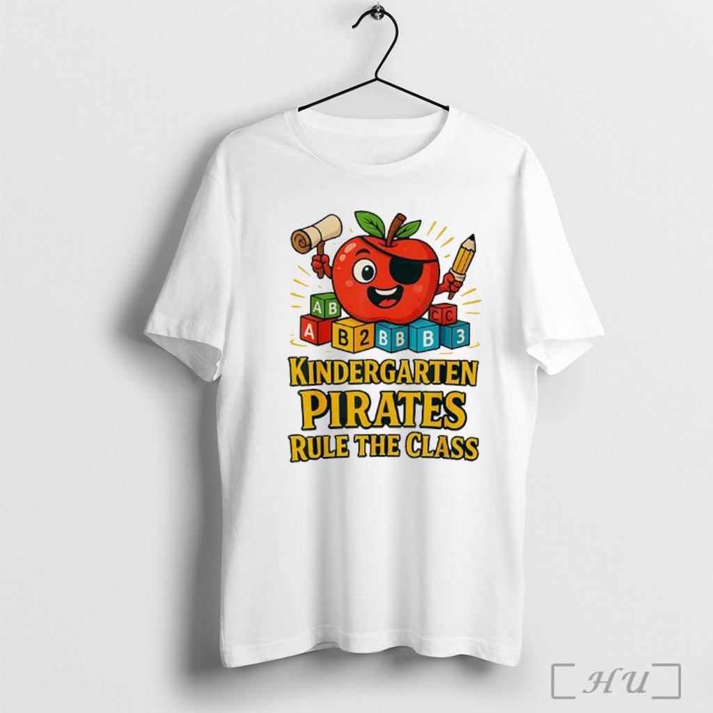 Officials Kindergarten Pirates Rule The Class Ladies T Shirt