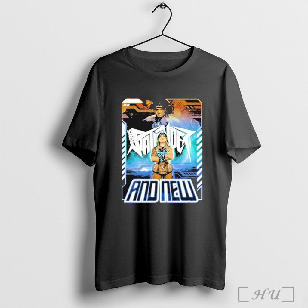 Officials Kris Statlander And New Aew T Shirt