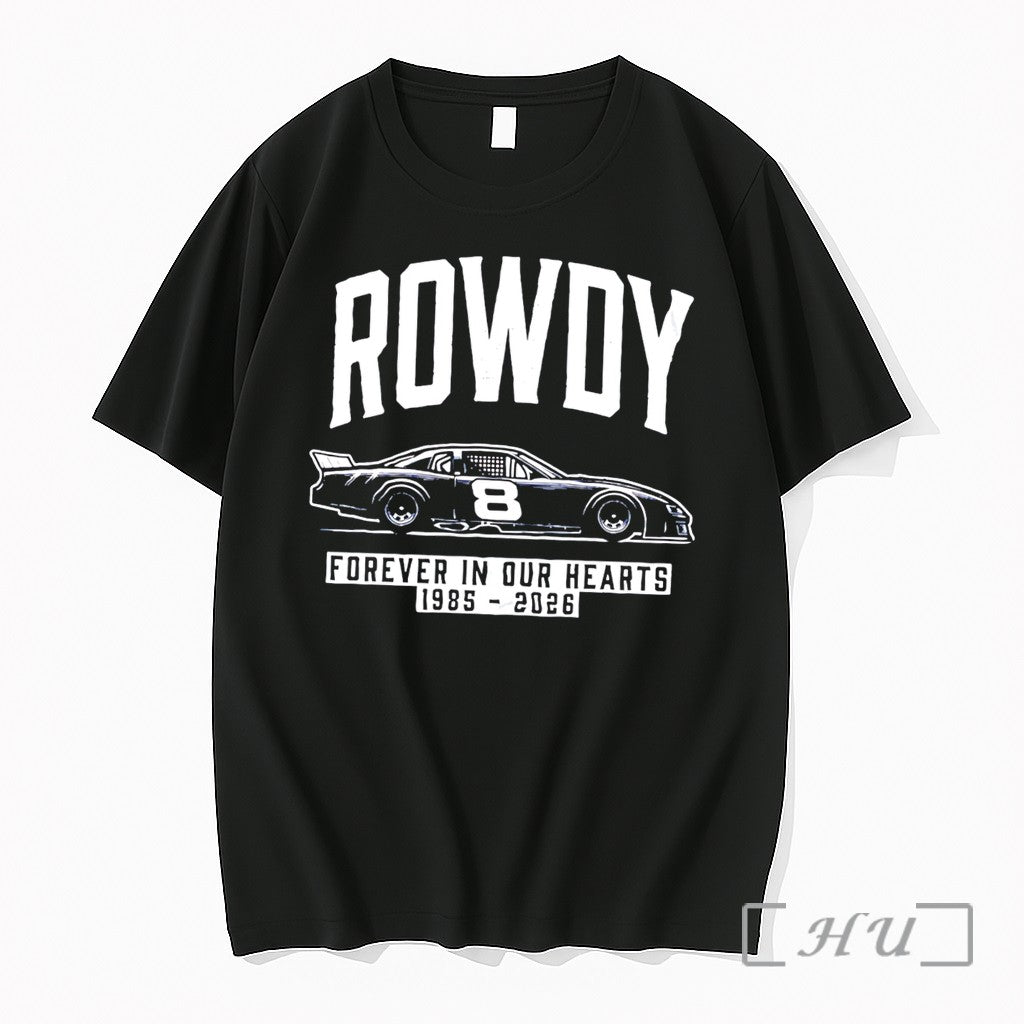 Officials Kyle Busch Rowdy Forever In Our Hearts 1985 2026 Memorial Tee Premium T Shirts
