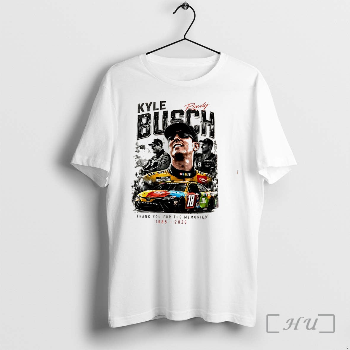 Officials Kyle Busch Thank You For The Memories 1985 2026 Siganture Tee Premium T Shirts