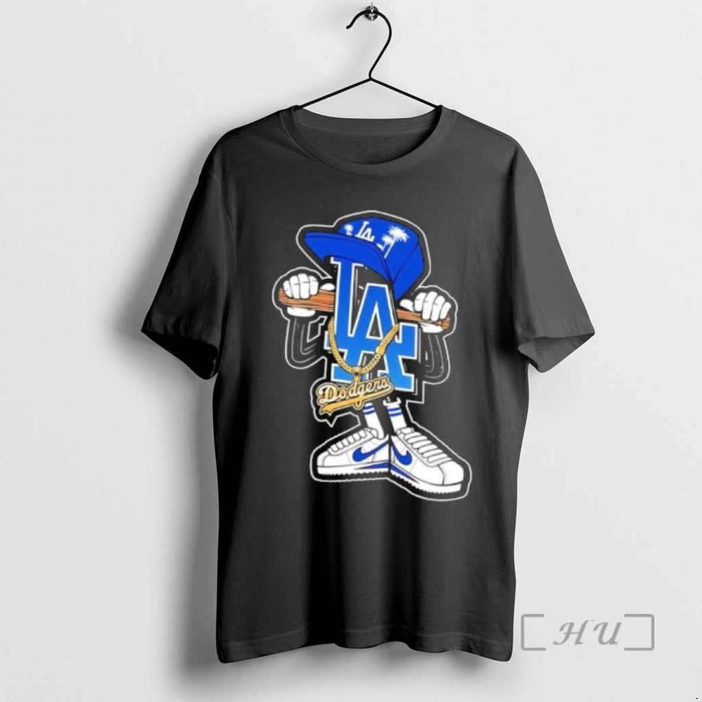 Officials La Dodgers Palm Trees Logo Gold Chain