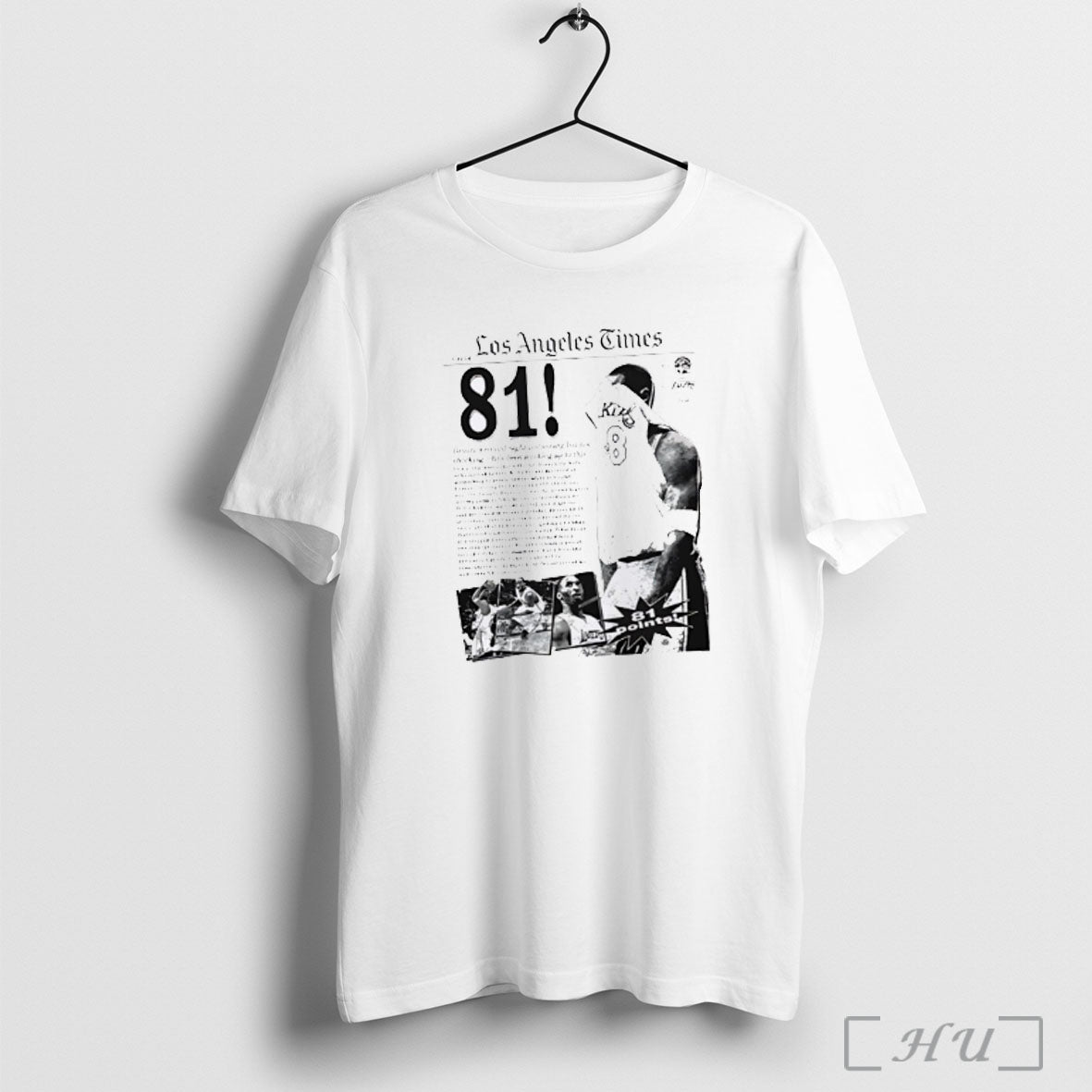Officials Lamar Jackson Kobe Bryant Los Angeles Times 81 Points White T Shirt