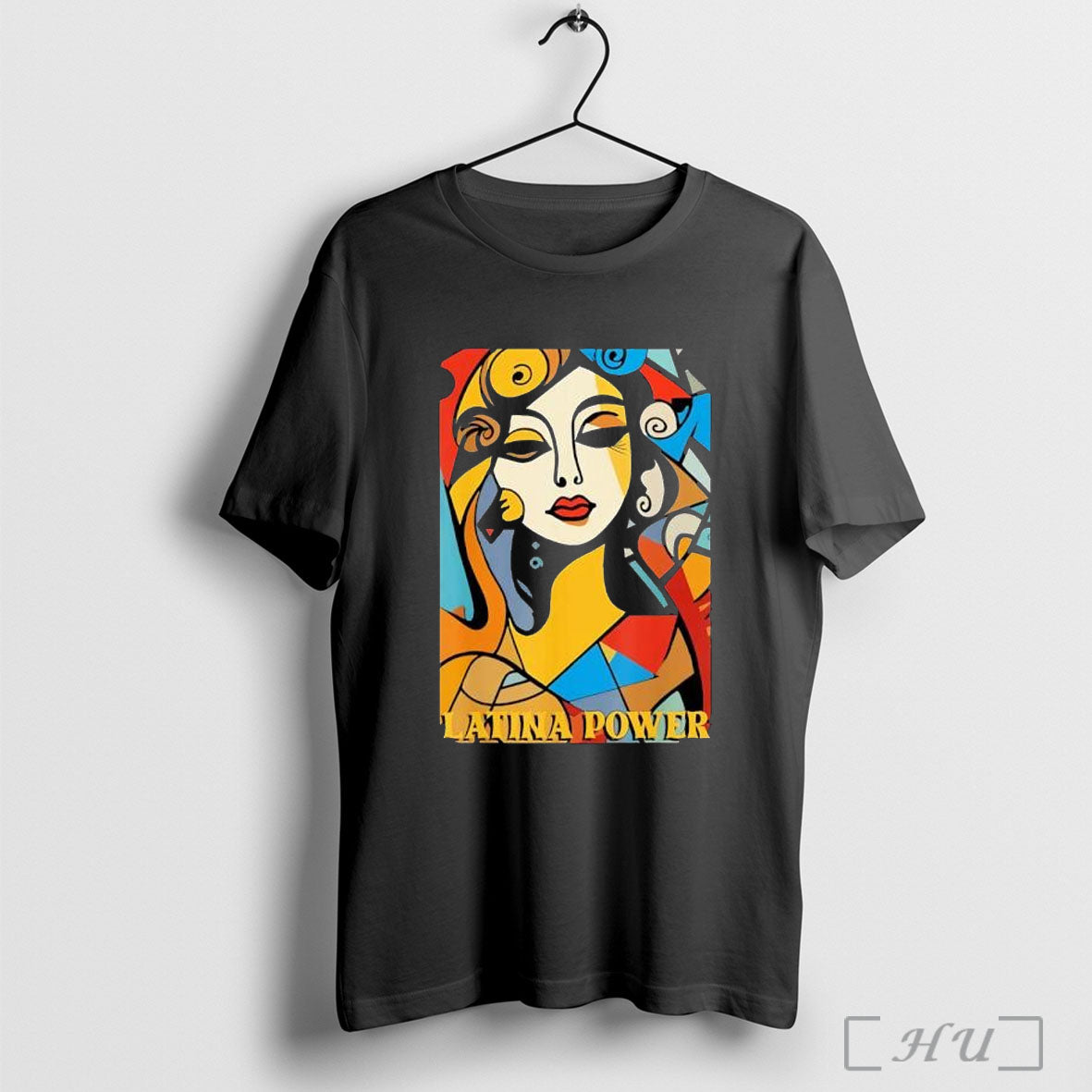 Officials Latina Power Cubism Art T Shirt