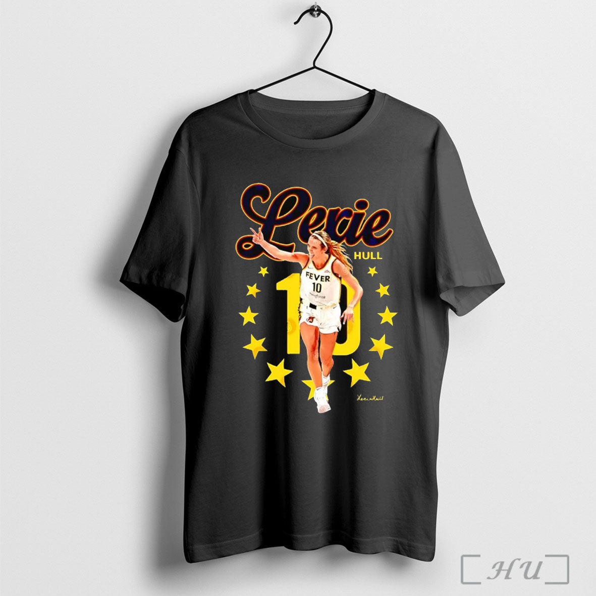 Officials Lexie Hull Celebration Running Indiana Fever T Shirt
