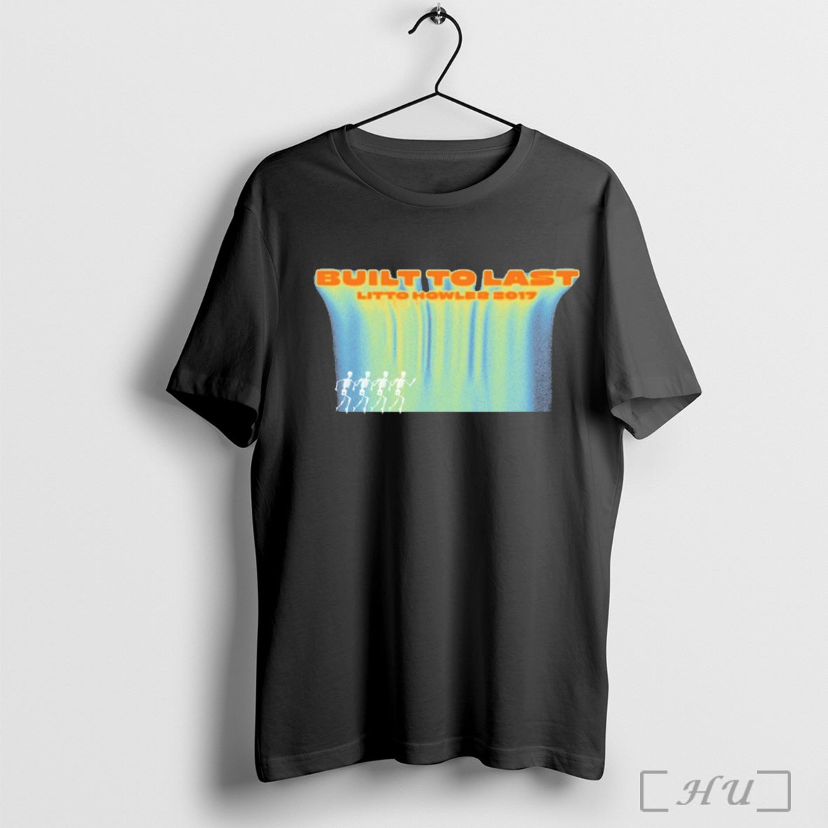 Officials Litto Howler Built To Last Skeletons Running T Shirt