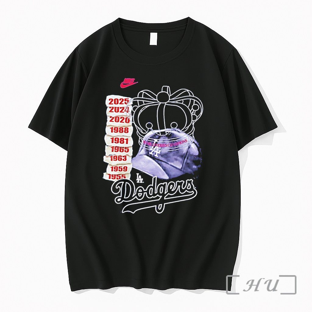 Officials Los Angeles Dodgers 9x Time King Cown Tee