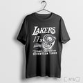 Officials Los Angeles Lakers 17x World Champions Seventeen Times T Shirt