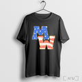 Officials Mw Stars And Stripes Usa Flag T Shirt