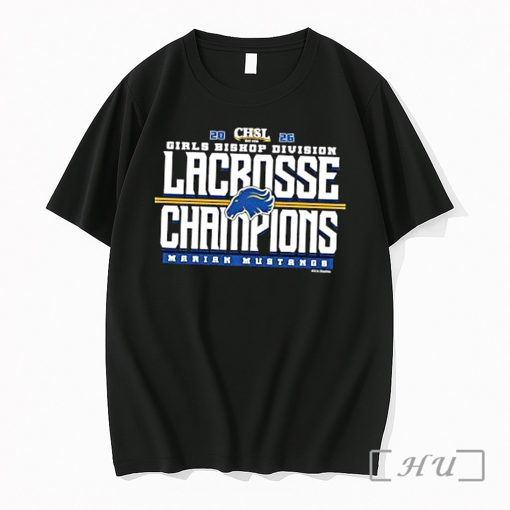 Officials Marian Mustangs 2026 Chsl Girls Lacrosse Bishop Division Champions