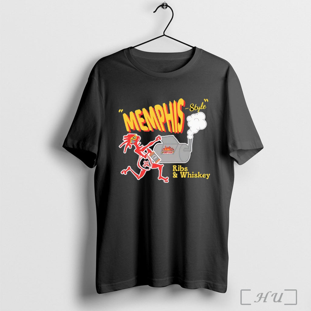 Officials Memphis Style Ribs And Whiskey T Shirt