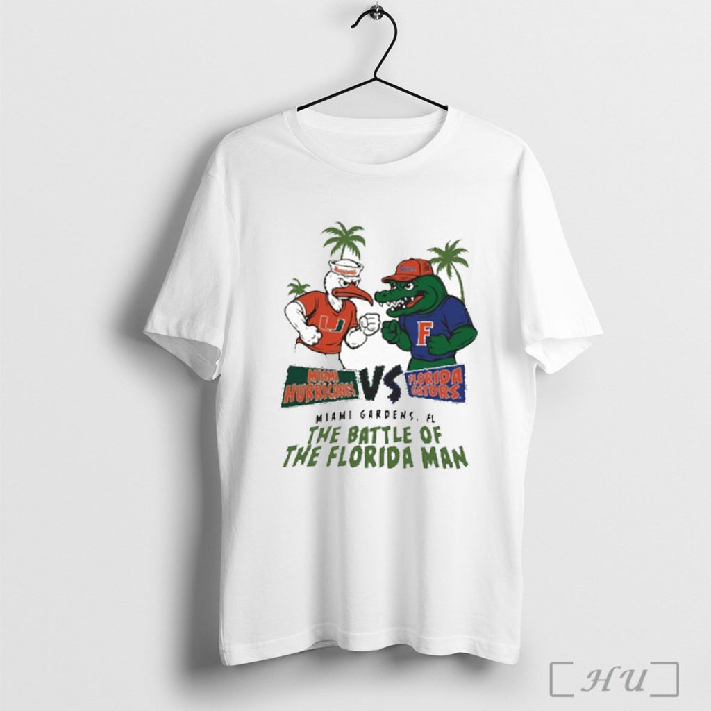 Officials Miami Vs Florida 2025 Florida Man Mascot Gameday T Shirt