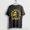 Officials Michigan Wolverines Champions Of The West T Shirt
