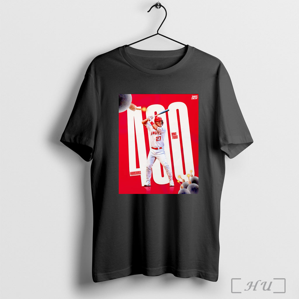 Officials Mike Trout 400 Home Runs T Shirt
