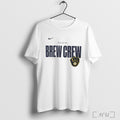 Officials Milwaukee Brewers Brew Crew 2025 Mlb Postseason T Shirt