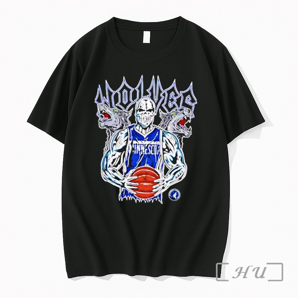 Officials Minnesota Timberwolves Nba Wolves Skeleton Basketball Player