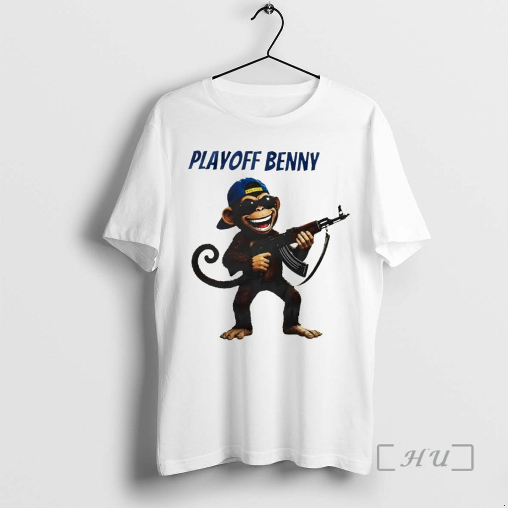 Officials Monkey Holding Gun Playoffs Benny Meme