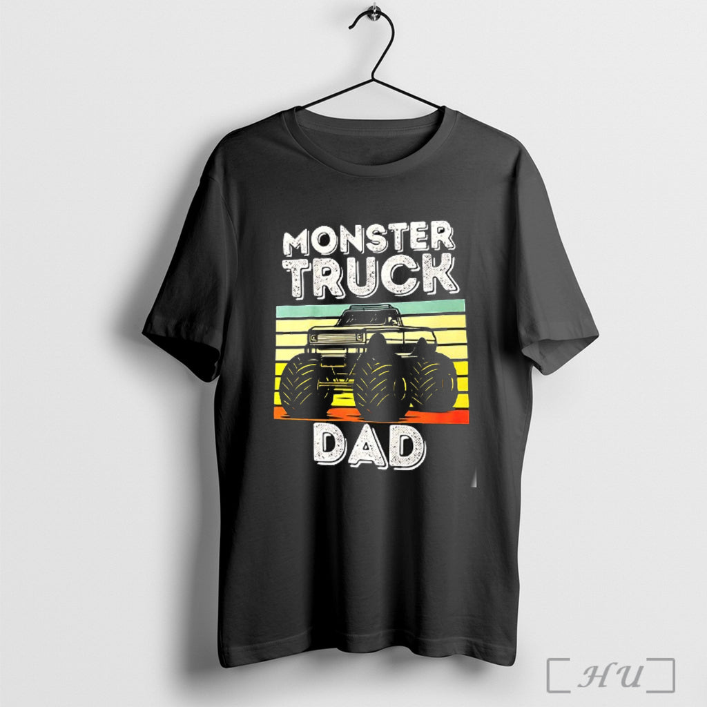 Officials Monster Truck Dad Vintage T Shirt