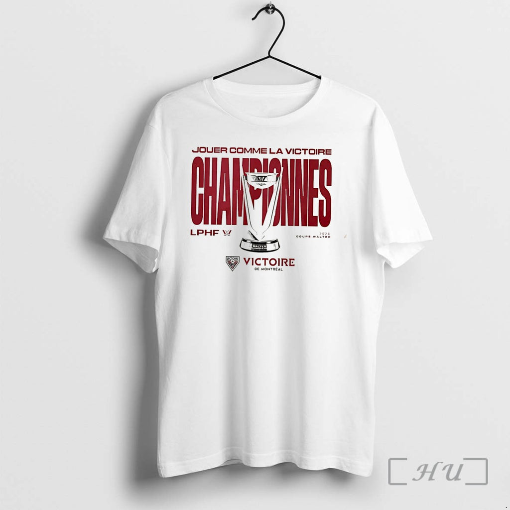 Officials Montreal Victoire Stadium Essentials Champions Big Cup 2026 Urban Tee Premium T Shirts Sweater