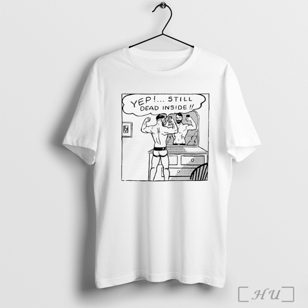 Officials Muscle Yep Still Dead Inside T Shirt