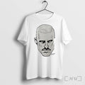 Officials Mustache Man Portrait Inmustache Man Portrait Shirttense Gaze Slick Back Hair Premium T Shirts