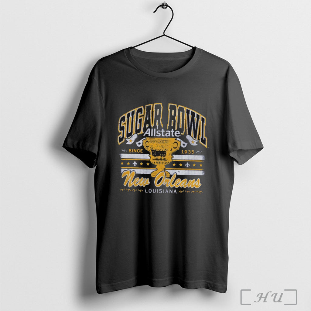 Officials New Orleans 1935 Sugar Bowl Allstate Retro T Shirt
