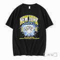 Officials New York Knicks 1946 Nba Atlanta Division Lightning Round Mineral Wash Premium T Shirts