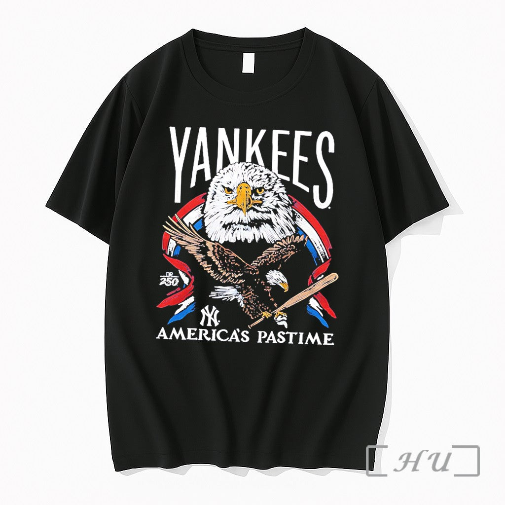 Officials New York Yankees Americas Pastime 250th Tri Blend Tee