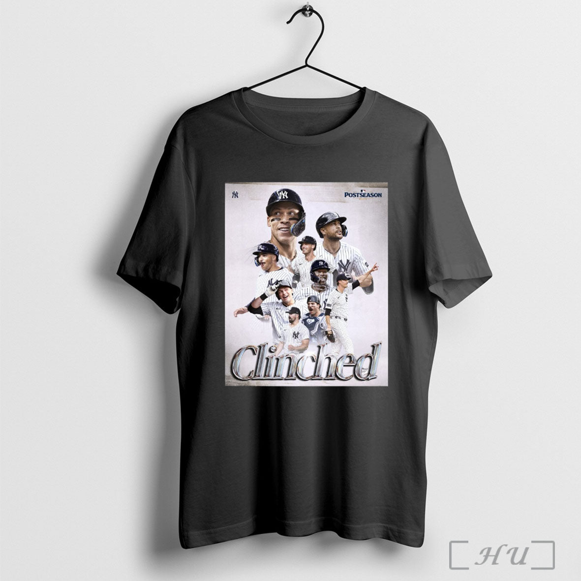 Officials New York Yankees Have Clinched 2025 Mlb Postseason October Baseball T Shirt