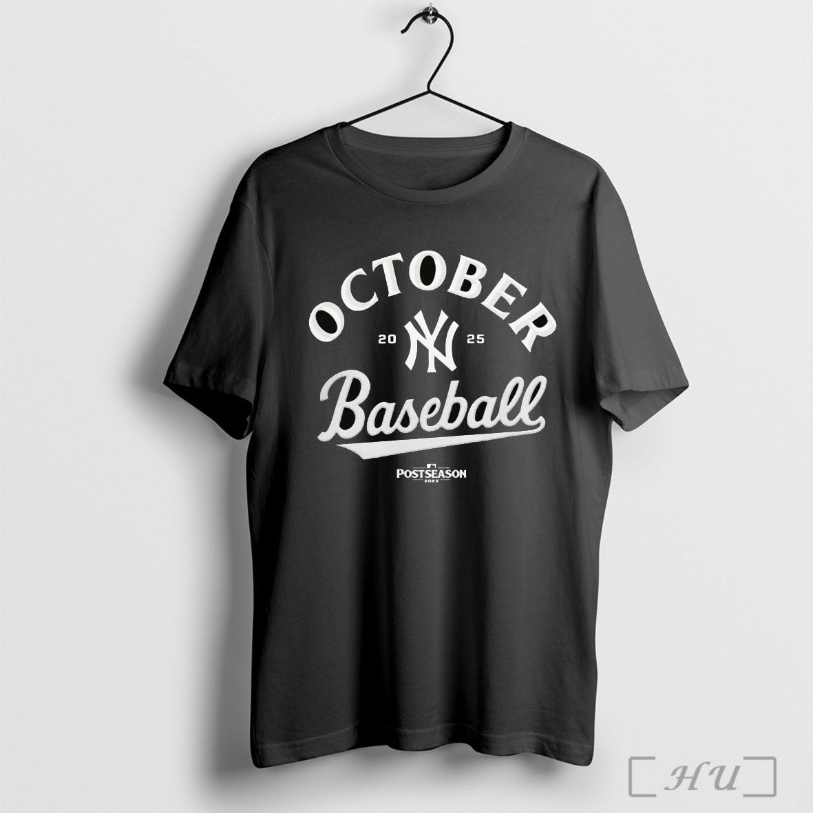 Officials New York Yankees October Baseball 2025 Mlb Postseason T Shirt