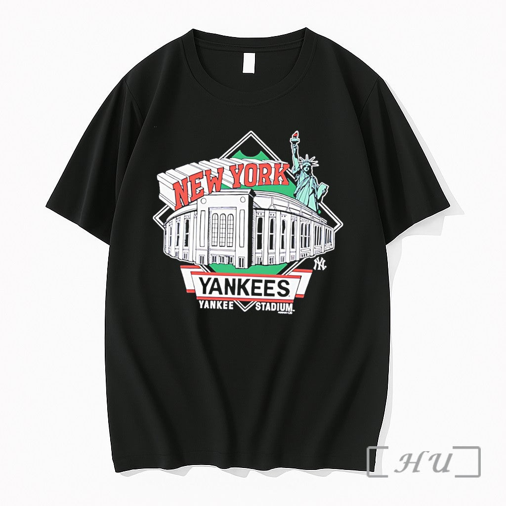 Officials New York Yankees Yankee Stadium Facade Tee
