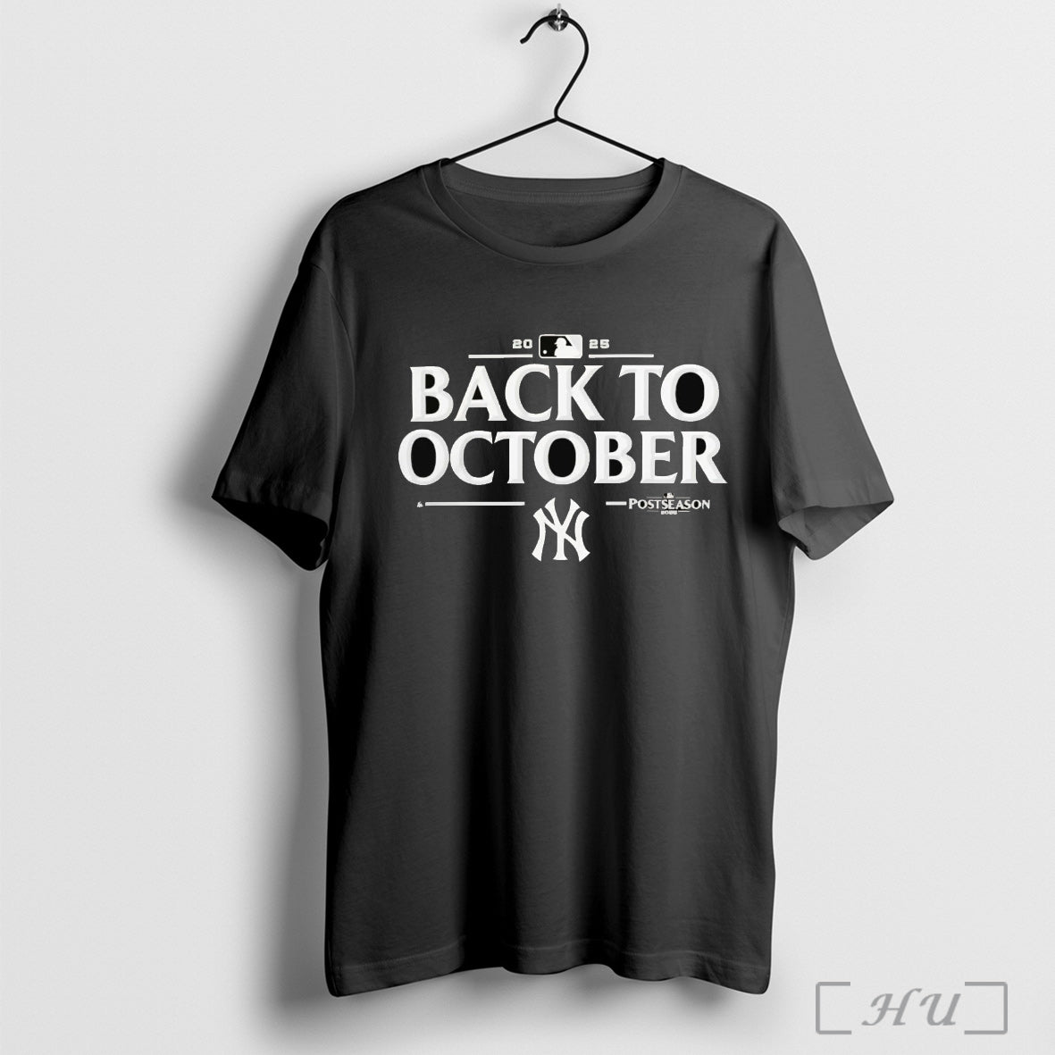Officials New York Yankees Back To October 2025 Mlb Postseason T Shirt