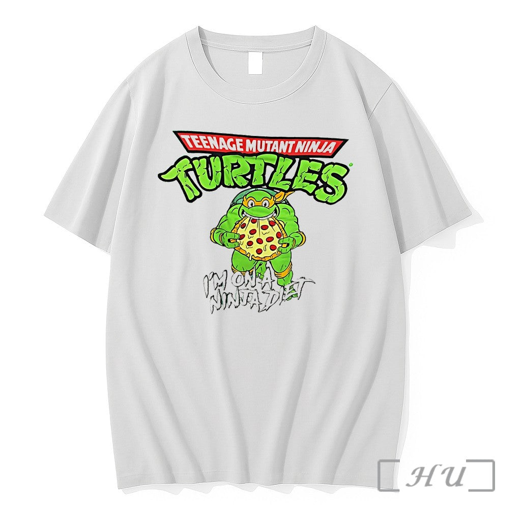 Officials Nickelodeon Teenage Mutant Ninja Turtles Im On A Ninja Diet Premium T Shirts Sweater