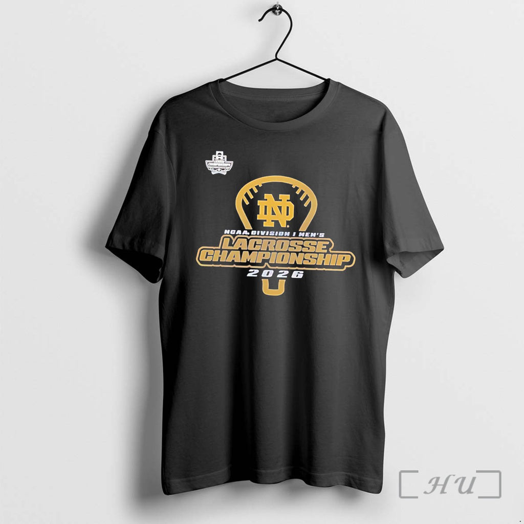 Officials Notre Dame Fighting Irish 2026 Ncaa Mens Lacrosse National Champions Tee Premium T Shirts